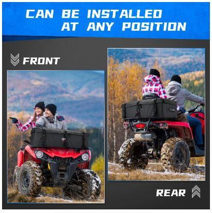 ATV CARGO STORAGE BAG, (SET OF 2) FRONT or REAR MOUNT thumbnail 2