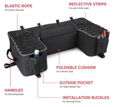 ATV REAR CARGO BAG UNIVERSAL, LUGGAGE / STORAGE PACK thumbnail 5