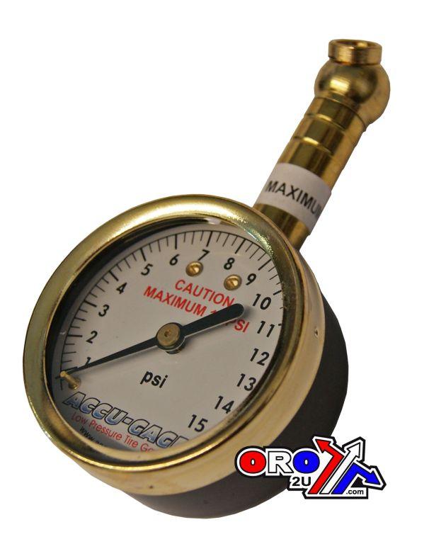 TYRE PRESSURE GAUGE 15 PSI, ACCU-GAGE 15XGA thumbnail 3