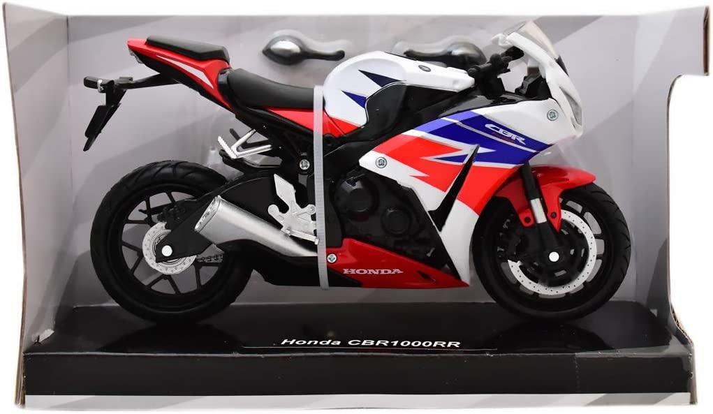 MODEL DIE CAST HONDA CBR1000R, STREET BIKE, RED & BLACK, SCALE 1:12, NEWRAY 57793 thumbnail 3