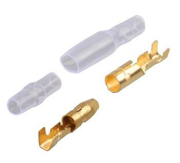 TERMINAL KIT 4mm PACK100 SETS ELECTRICAL WIRE CONNECTORS [400pcs] image 1