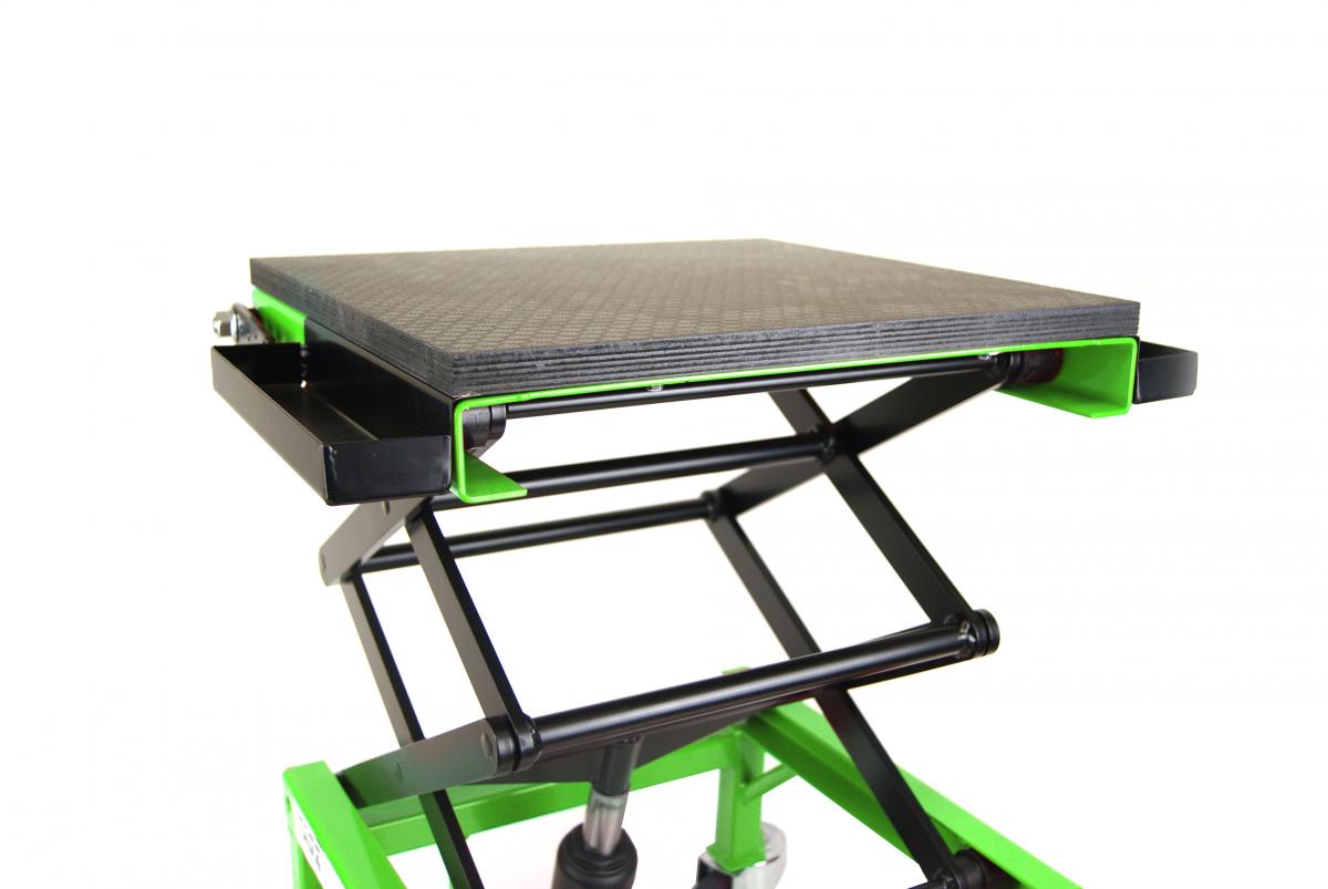 TAGZ WHEEL ABOUT LIFT 150KG FREIGHT GREEN/BLACK HYDRAULIC SCISSOR STAND MAX LIFT WEIGHT 150KG thumbnail 4