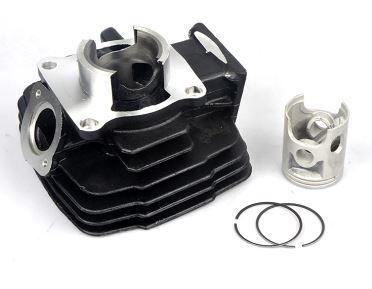 CYLINDER & PISTON 56mm DT125 YAMAHA TRAIL BIKE 4 STUD HEAD 2A6-11311-00-00 image 1