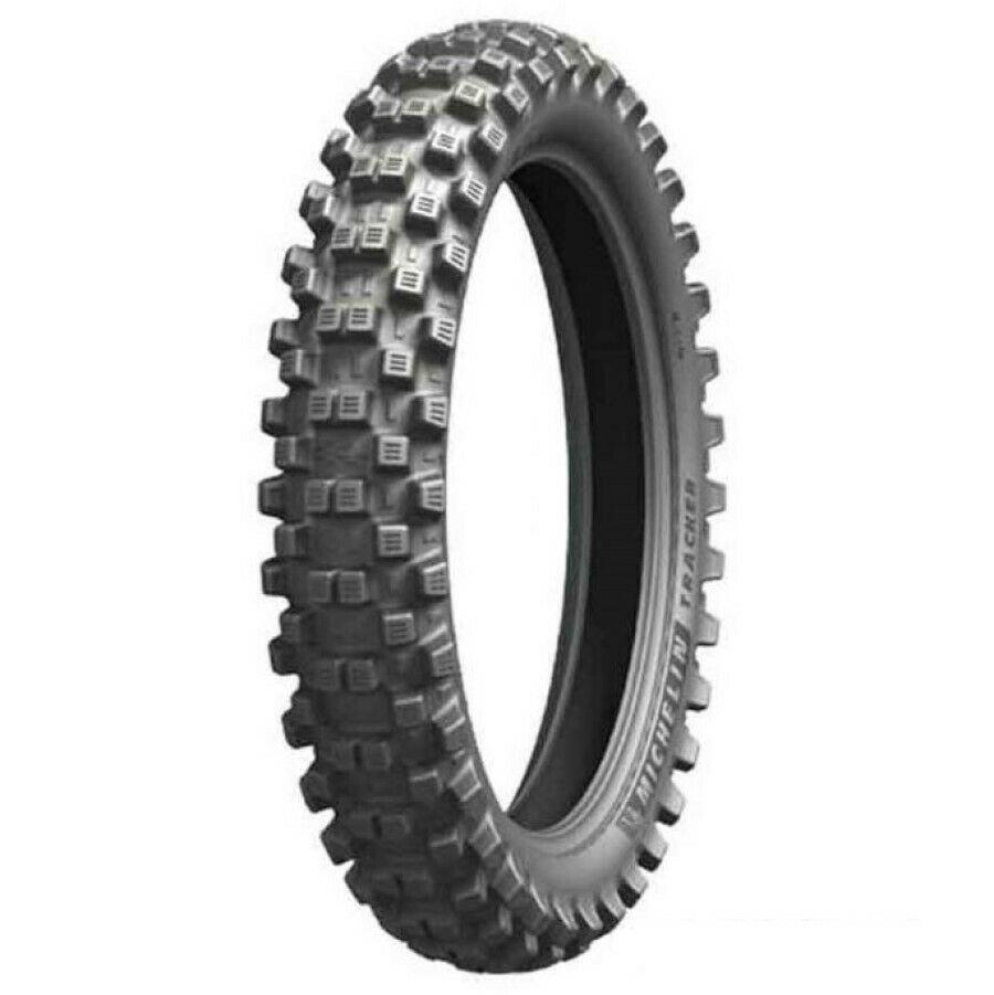 18-80/140 TRACKER MICHELIN TYRE, 087115, ROAD LEAGAL, NOT FIM APPROVED, AC10 REPLACEMENT image 1