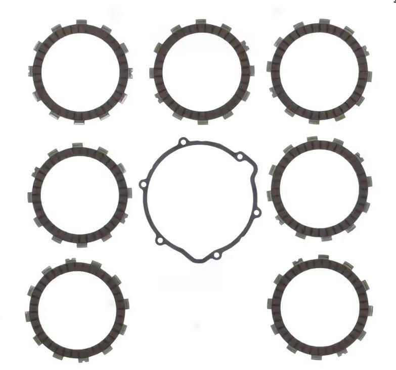 CLUTCH FRICTION PLATE SET HSQ CR125 95-96, ATHENA P40230032, WITH GASKET image 1