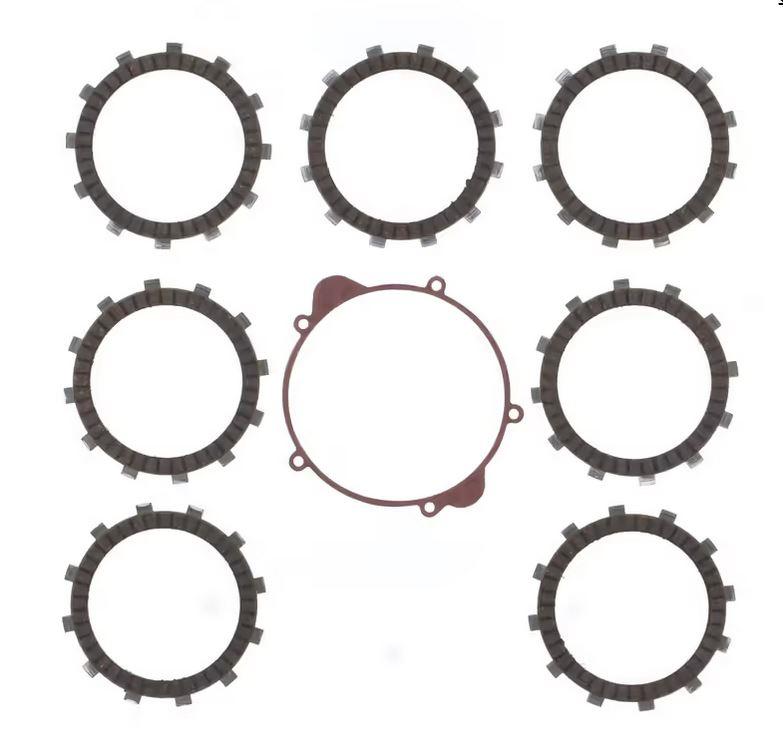 CLUTCH FRICTION PLATE SET KTM SX85 03-17, ATHENA P40230045, WITH GASKET image 1