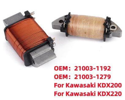 STATOR COILS KAWASAKI KDX200 KDX220 E1 E2 E3 E4 E5 E6 H1 H2 H3 H4 H5 H6 H7, 21003-1192 21003-1279 thumbnail 2