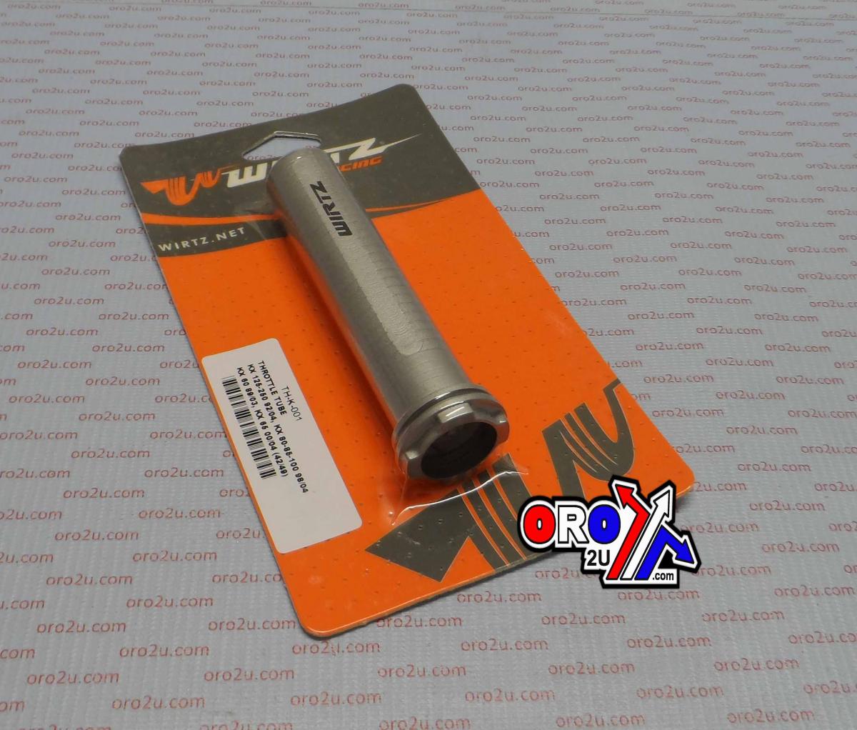 THROTTLE TUBE ALUMINIUM KX, WIRTZ TH-K-001 KAWASAKI thumbnail 2