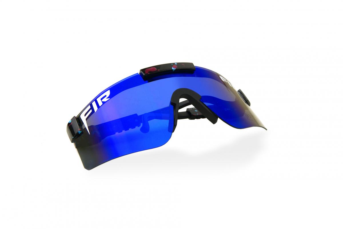 WRAP AROUND FIR SUNGLASSES, UV400 POLARISED LENSES / BLUE & BLACK thumbnail 2