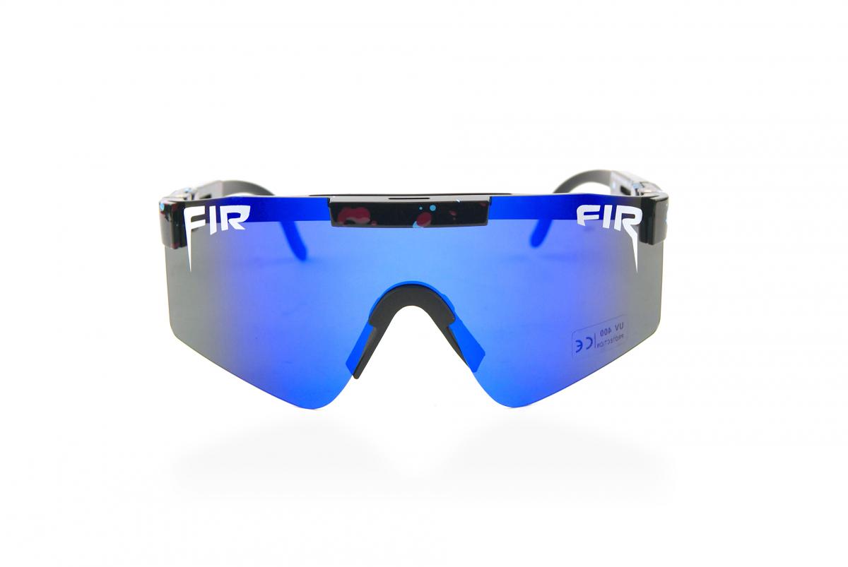 WRAP AROUND FIR SUNGLASSES, UV400 POLARISED LENSES / BLUE & BLACK thumbnail 3