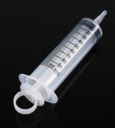 LARGE 100ml OIL SYRINGE 100CC BRAKE FLUID, WATER, FUEL thumbnail 2