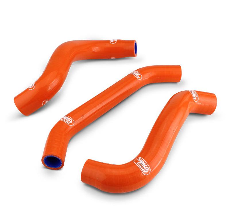 COOLANT HOSE 3 PIECE KIT BLUE GAS GAS HUSQVARNA KTM 250 350 OEM DESIGN SAMCO KTM-129 BLUE image 1