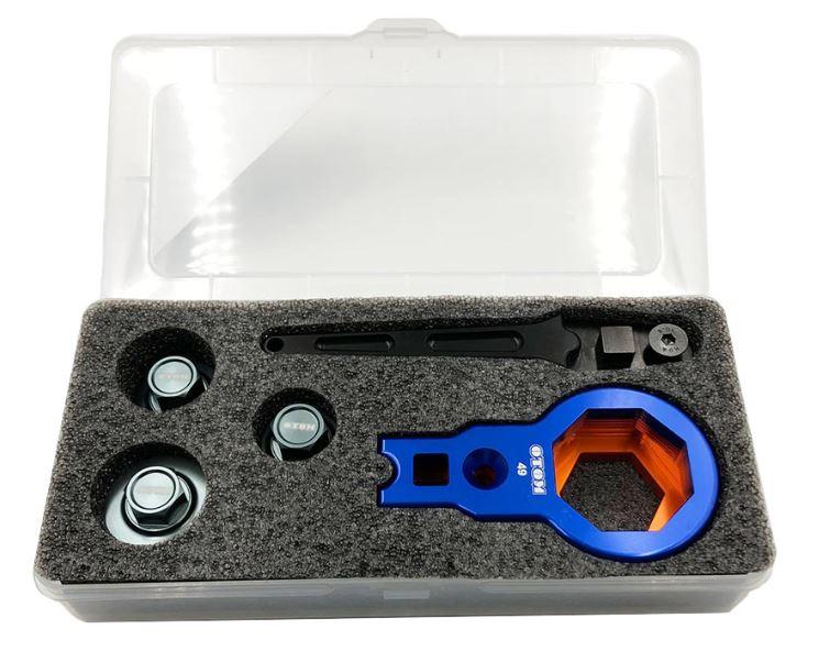 FORK CAP WRENCH AND SLEEVE KIT 35mm 49mm 50mm thumbnail 2