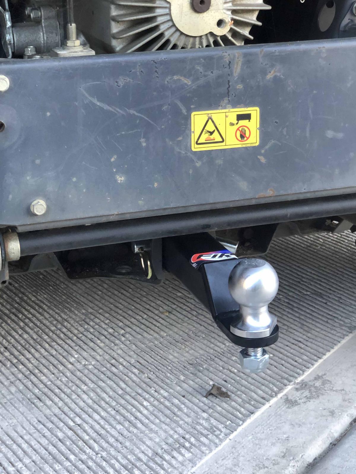 KUBOTA HITCH 50mm BALL & PIN, SUIT MODEL RTV -X900M-EU, ATV UTV QUAD HITCH MOUNT thumbnail 4
