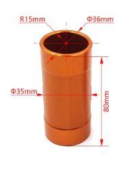 FRONT BEARING BUSH DISTANCE TUBE 54809011000 ORANGE thumbnail 2