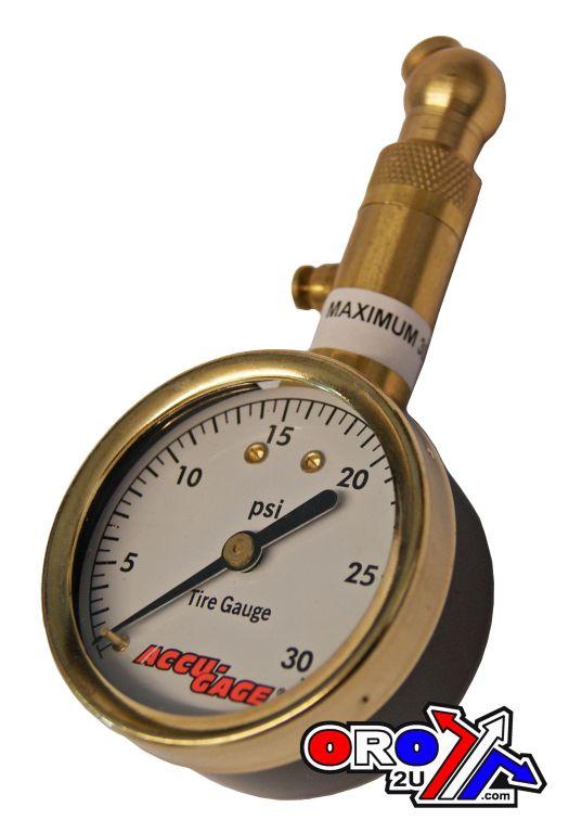 TYRE PRESSURE GAUGE 30 PSI, WITH BLEEDER SWIVEL ANGLE, S30XA thumbnail 3