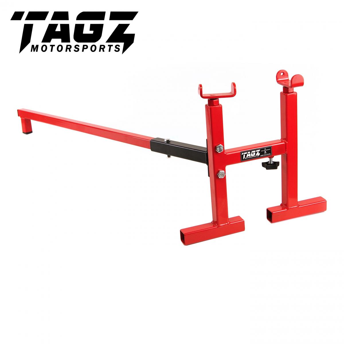 MK2 LEFT & RIGHT HAND ROLL ON STAND, RED & BLACK / ROCK AND ROLL STAND, CLASSIC, OLD SCHOOL STAND image 1