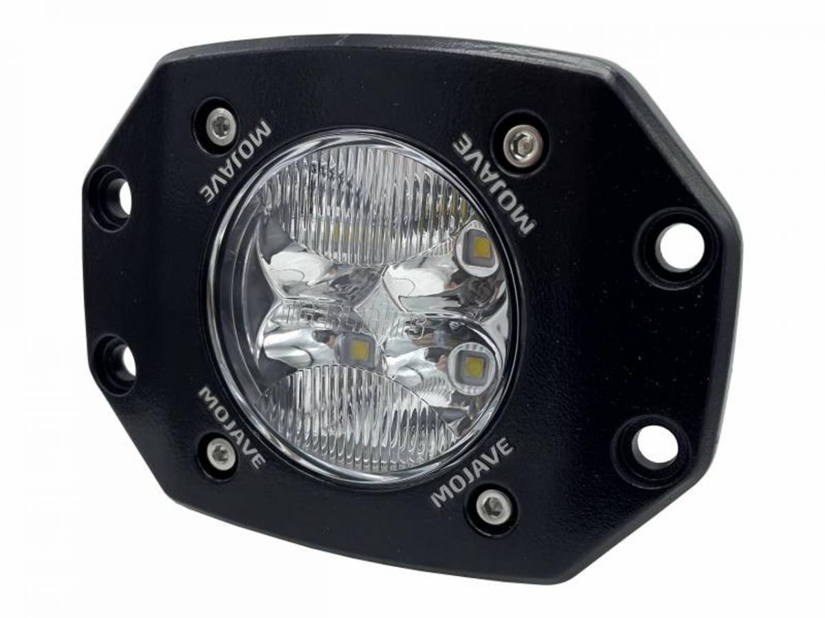 TIGER LIGHTS - DUAL FLUSH MOUNT LED SPOT LIGHT KIT 3 12/24V MOJAVE TLM3-FM-KIT thumbnail 2