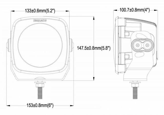 TIGER LIGHTS - SINGLE LED SPOT LIGHT 5 12/24V MOJAVE TLM5 thumbnail 4
