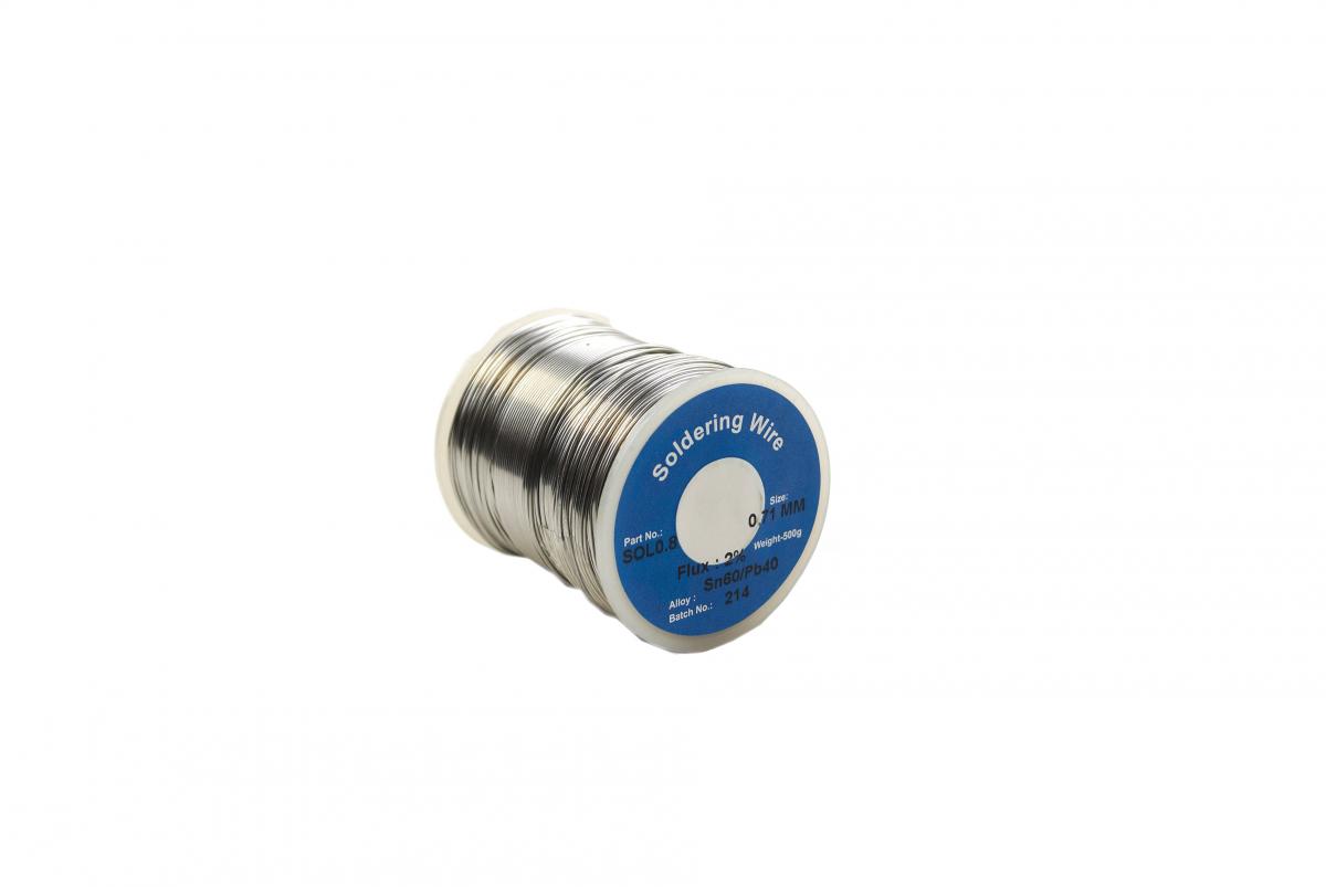 500G HIGH GRADE SOLDER / EACH, 60% TIN 40% LEAD/ 0.8mm, SOL3 image 1