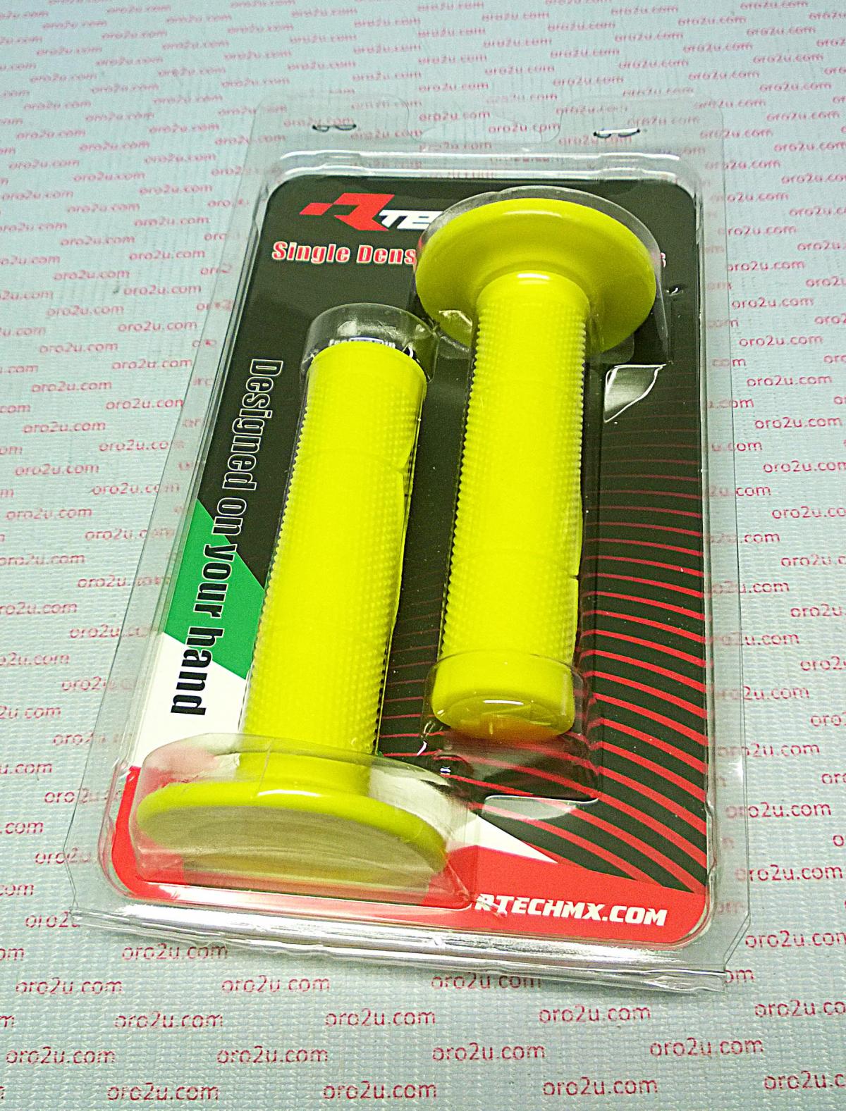GRIP SET WAVE SLIM NEON YELLOW, RTECH R-MPRWAVEGF015, R-MPRWAVEGF015 thumbnail 2