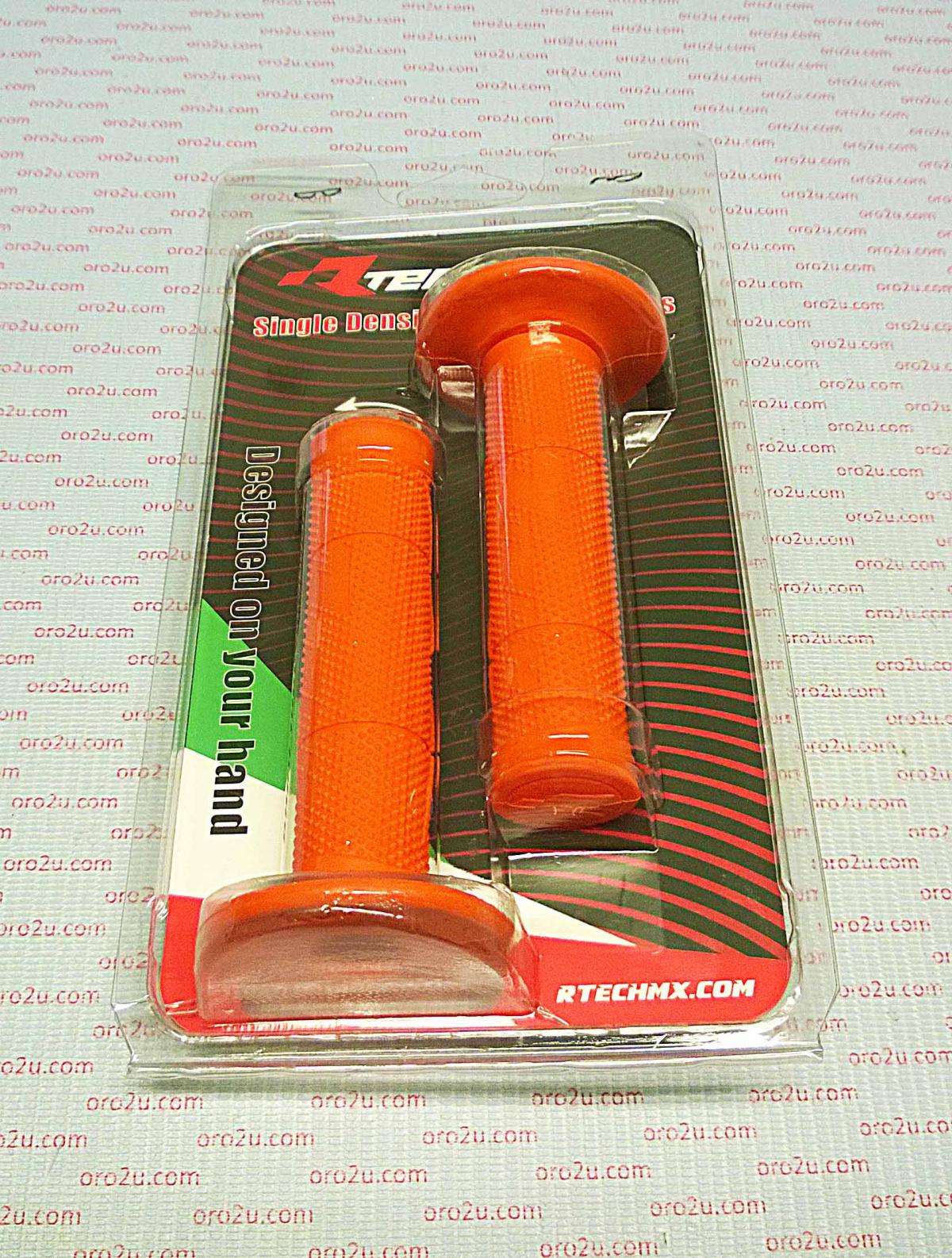 GRIP SET WAVE SLIM ORANGE, RTECH R-MPRWAVEAR015, R-MPRWAVEAR015 thumbnail 2