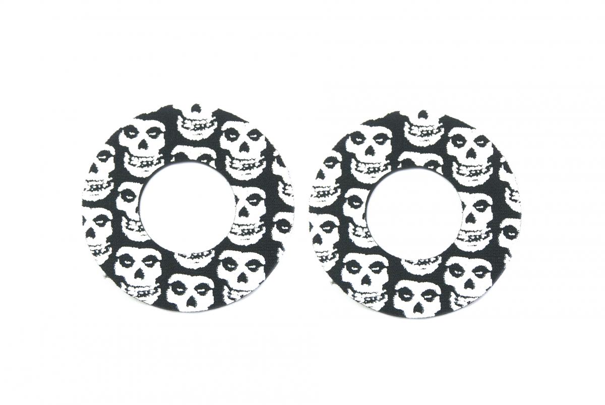 GRIP DONUTS BLACK SKULL, PAIR image 1