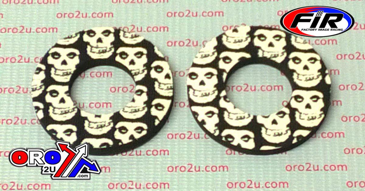 GRIP DONUTS BLACK SKULL, PAIR thumbnail 4