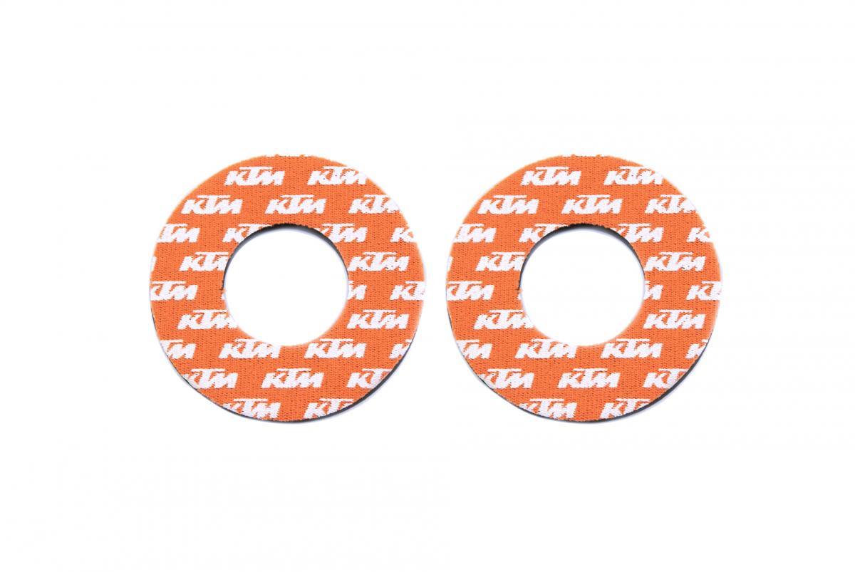 GRIP DONUTS ORANGE KTM, PAIR image 1