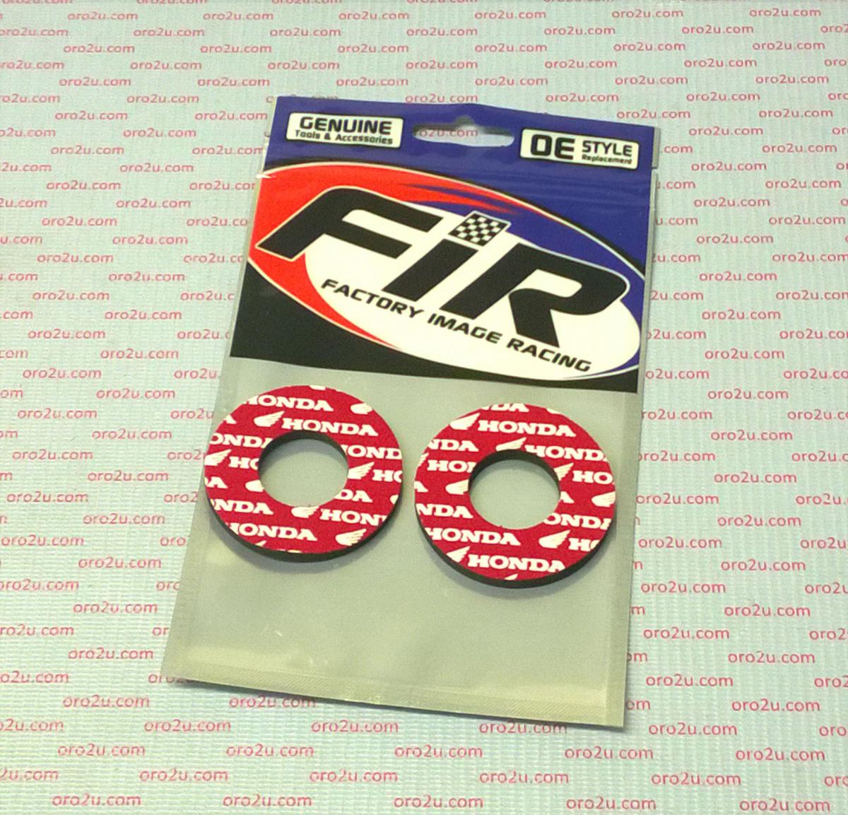 GRIP DONUTS RED HONDA, PAIR thumbnail 3