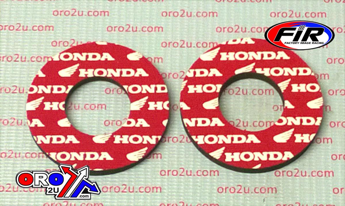 GRIP DONUTS RED HONDA, PAIR thumbnail 4
