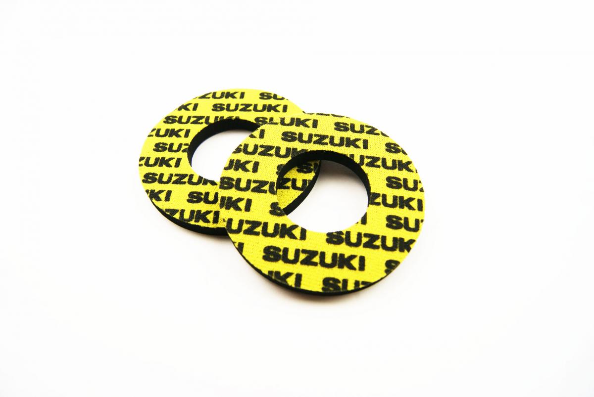 GRIP DONUTS YELLOW SUZUKI, PAIR thumbnail 2