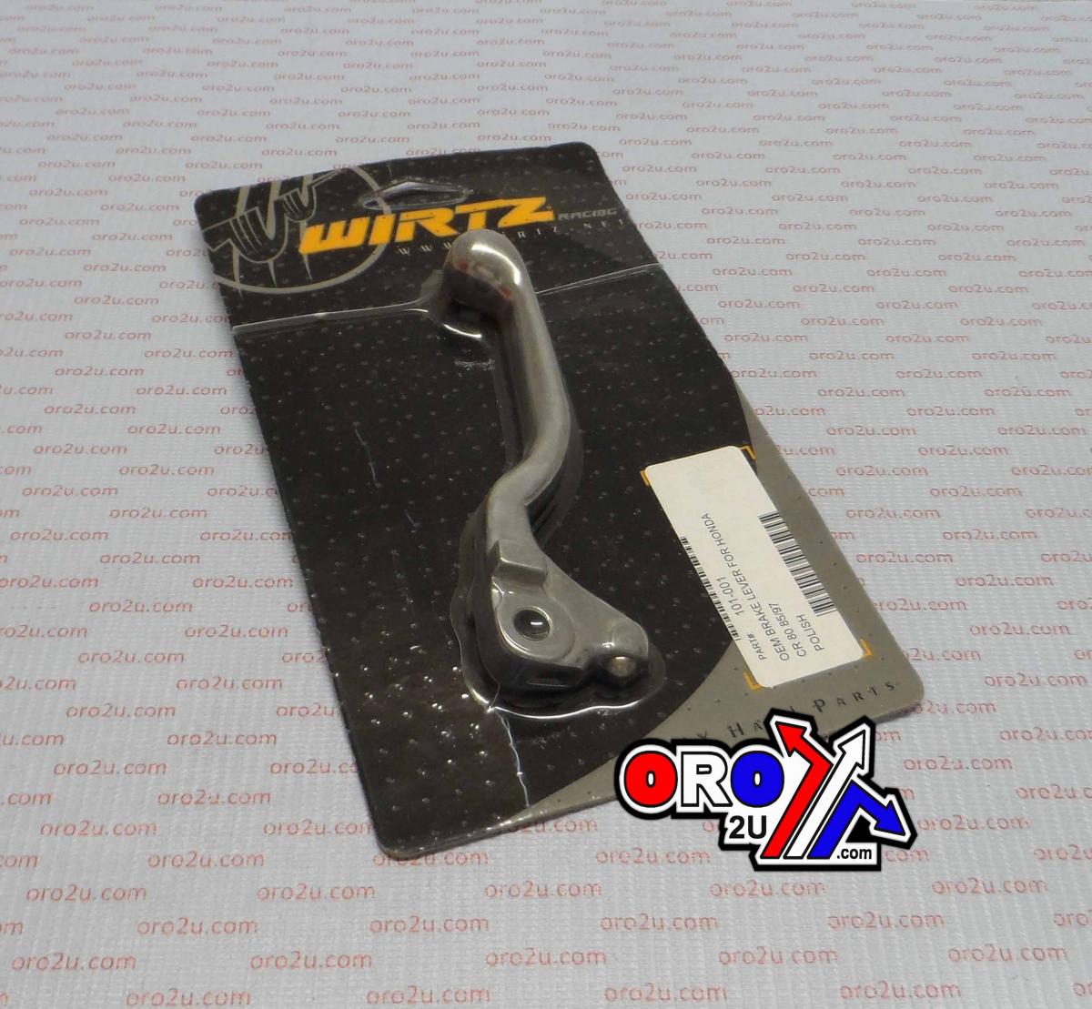 WIRTZ SILVER OEM 85-97 CR80 BR, WIRTZ 101-001 BRAKE BLADE thumbnail 2