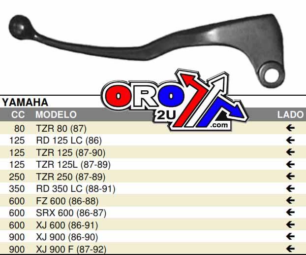 LEVER BLADE CLUTCH RD125LC, 31A-83912-00-00 YAMAHA 80-81 thumbnail 3