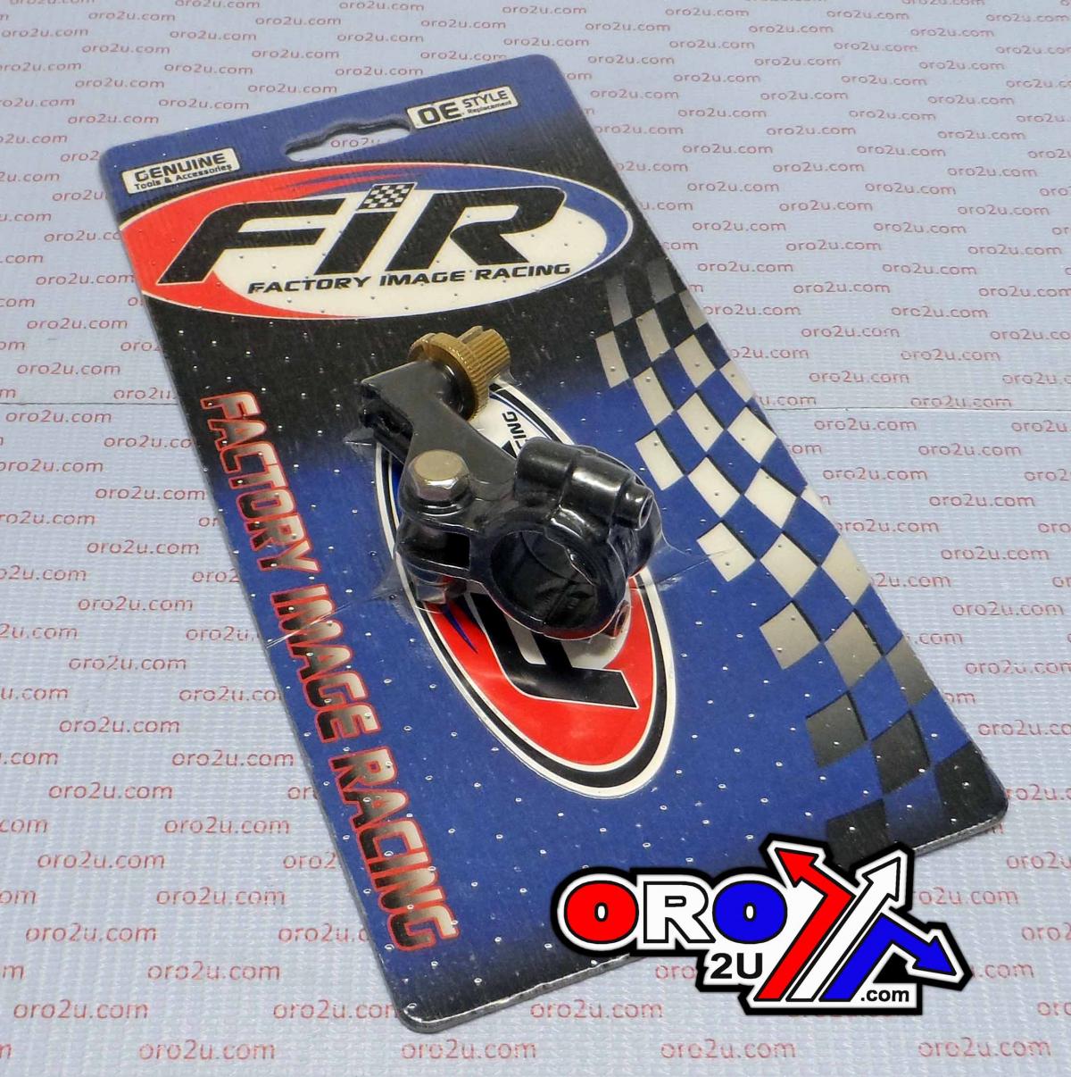 BRACKET LEFT LEVER BLACK ATC, 53172-969-680 HONDA TRX125 ATV thumbnail 2