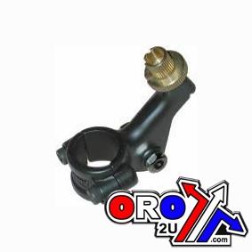 BRACKET LEFT LEVER BLACK ATC, 53172-969-680 HONDA TRX125 ATV thumbnail 4
