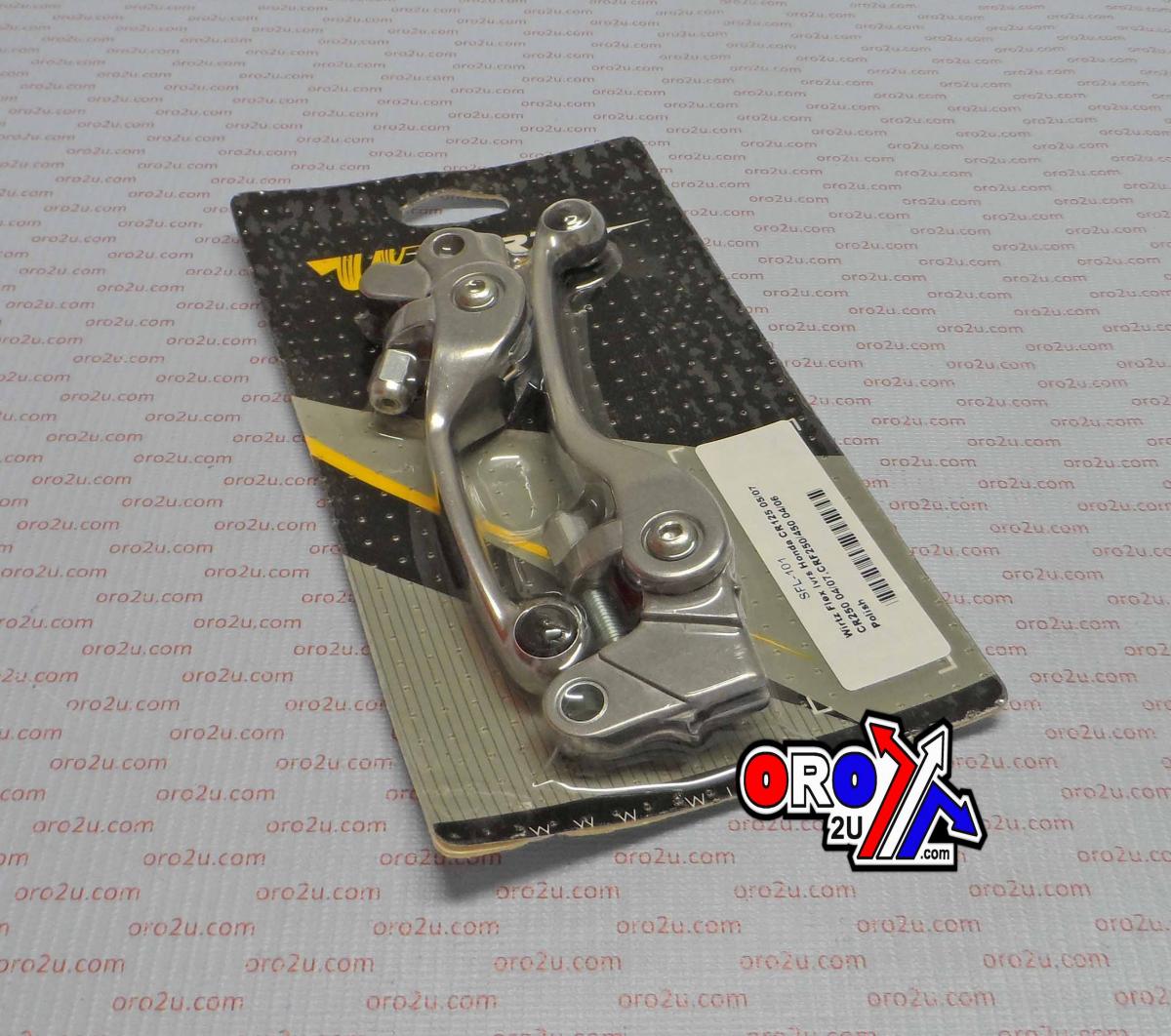 LEVER SET WIRTZ FLEX SILVER, WIRTZ SFL-101 FORGED ALUMINUIM image 1