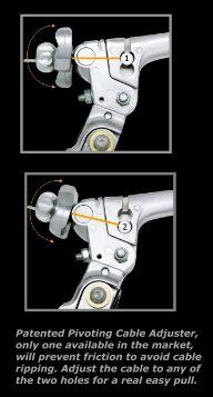 EASY PULL PRO KIT COMBO SMOOTH, WIRTZ 5W1003 LEVER SET FORGED, LONG YZ 01-05 thumbnail 2