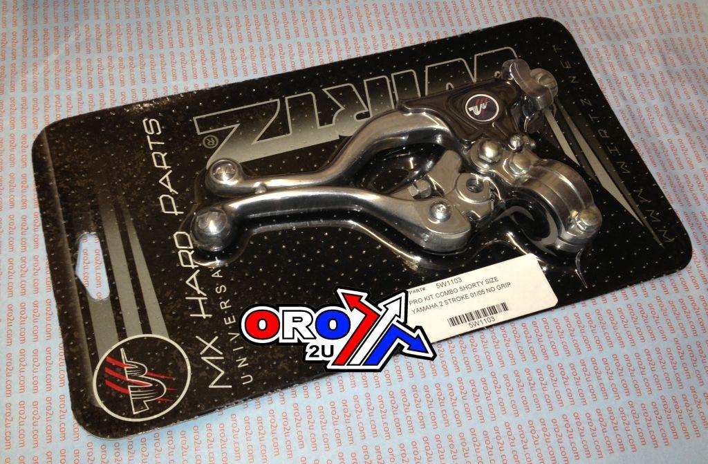 EASY PULL PRO KIT SHORT SMOOTH, WIRTZ 5W1103 COMBO LEVER SET, SHORT YZ 01-05 image 1