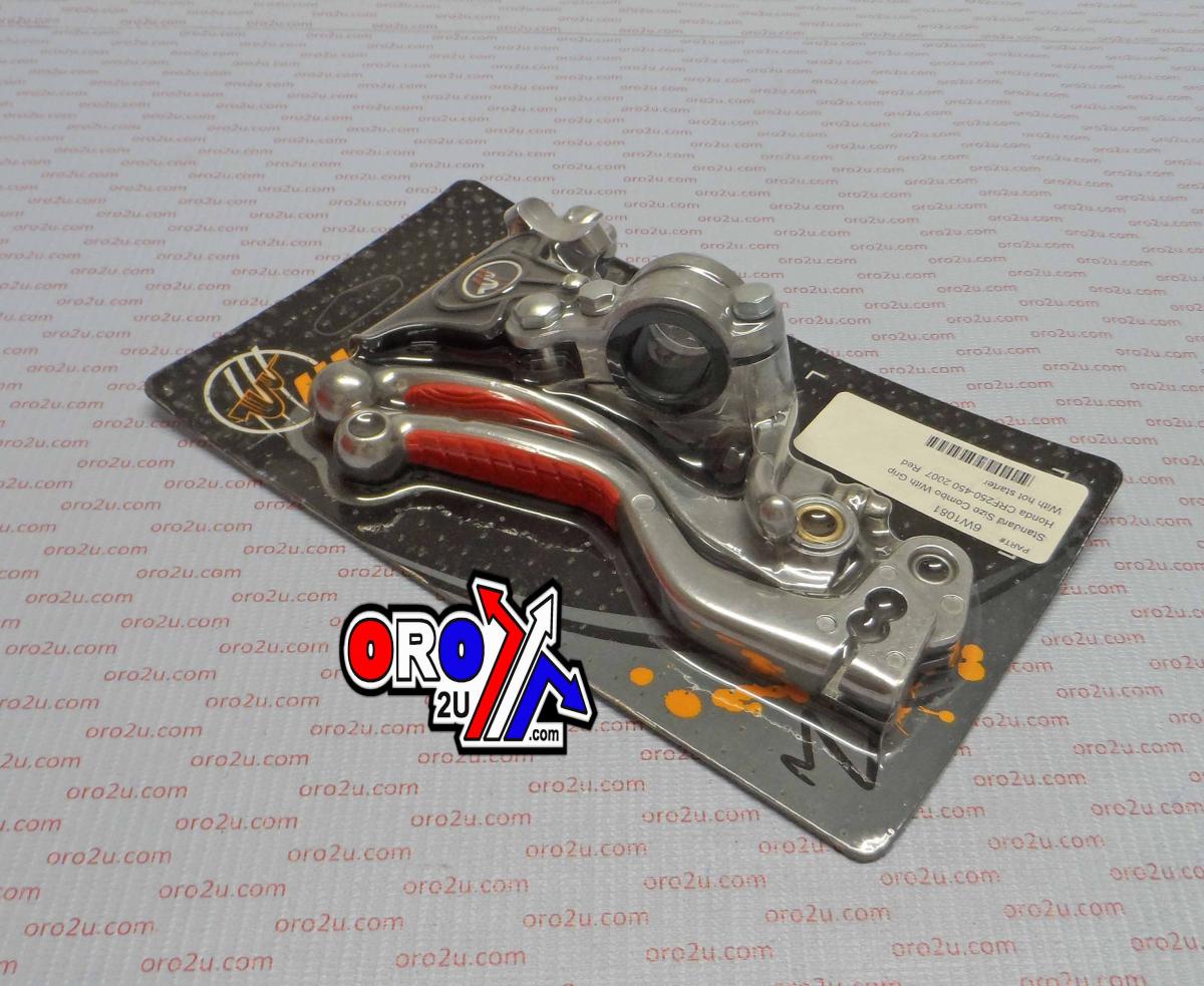 EASY PULL PRO COMBO GRIP STD, WIRTZ 6W1081 FORGED LEVERS, CRF250/450 07 WITH HOT STARTER thumbnail 2