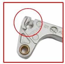 LEVER BLADE CLUTCH WRF250 450, 5TJ-83912-82-00, 5TJ-83912-81-00 thumbnail 2