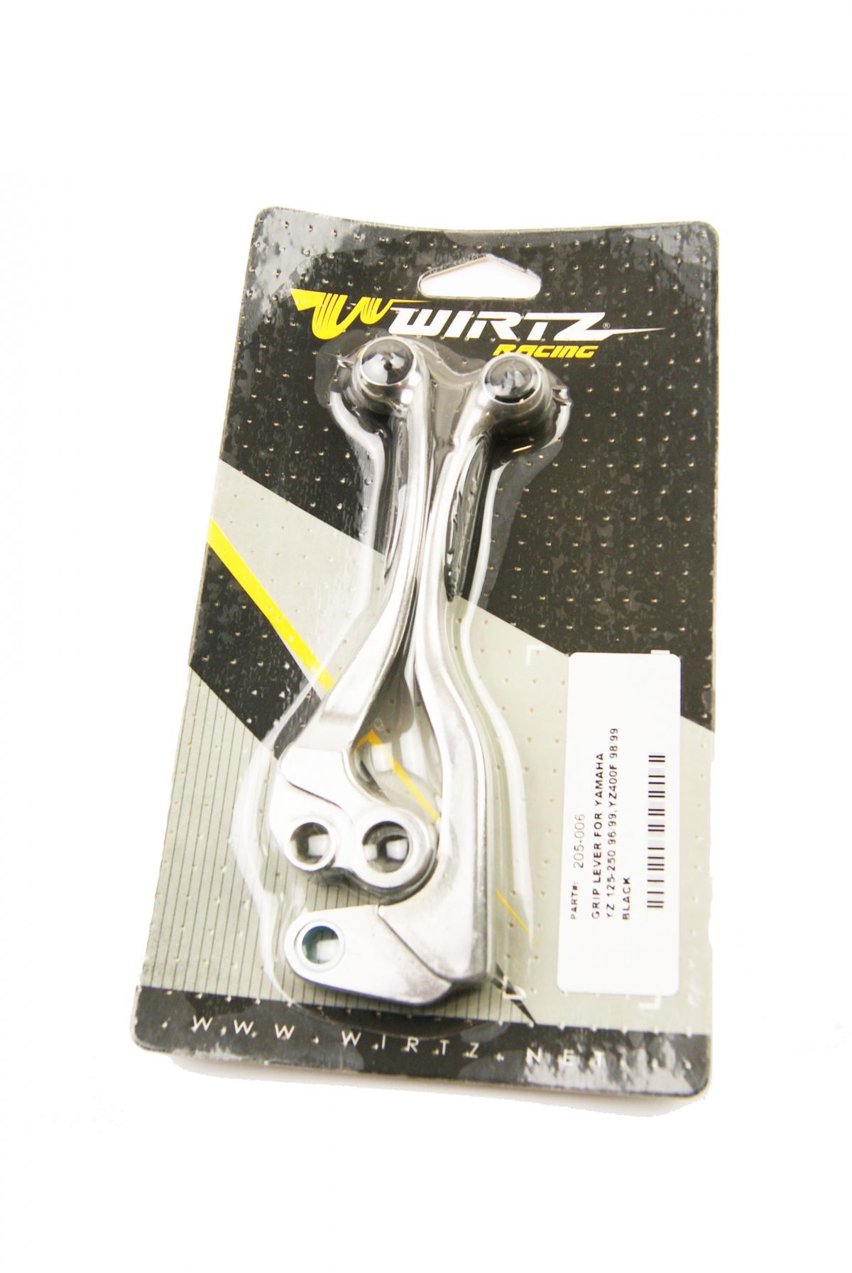 LEVER BLADE SET GRIP BLACK, WIRTZ 205-006 CLUTCH & BRAKE image 1