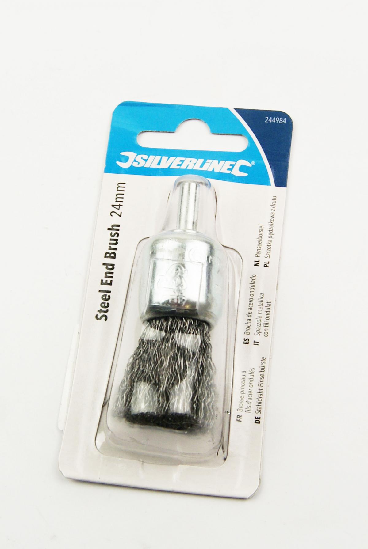 STEEL WIRE BRUSH 24mm EACH, 6mm shank / max 4500rpm thumbnail 2