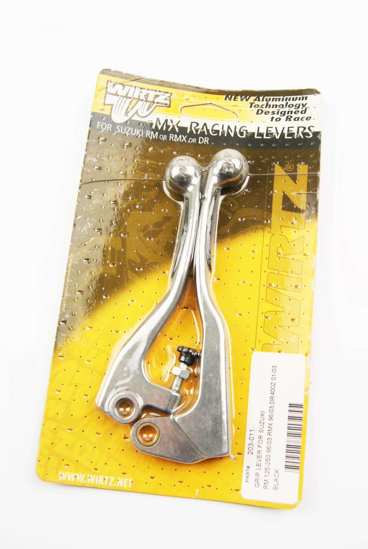 LEVER BLADE SET GRIP BLACK RM, WIRTZ 203-011 CLUTCH & BRAKE thumbnail 2