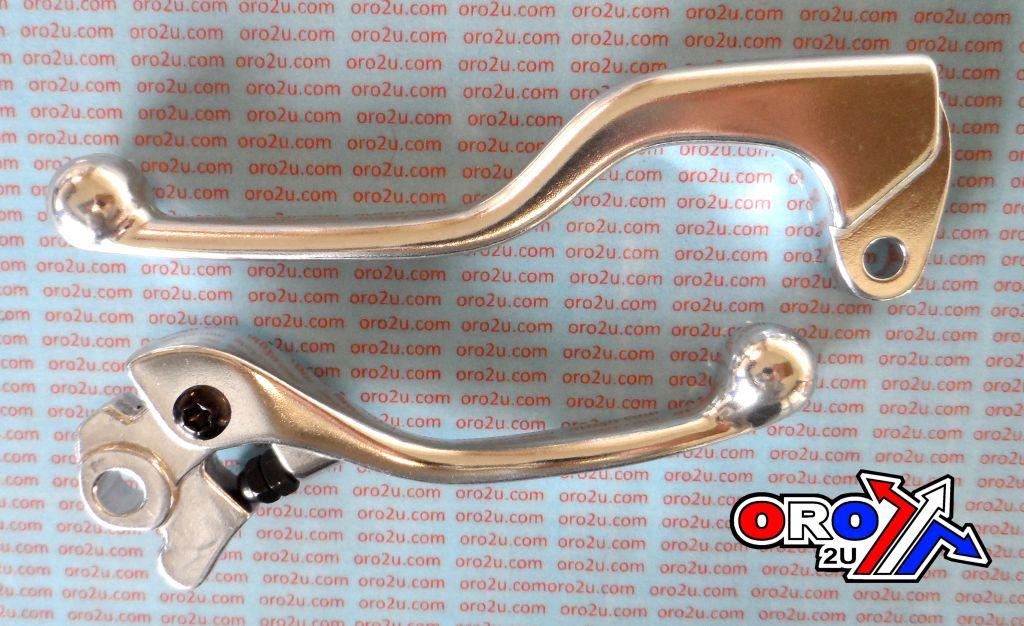 LEVER BLADE SET 00-13 KAWASAKI KX 65 85 100 125 250 FORGED ALUMINIUM thumbnail 3