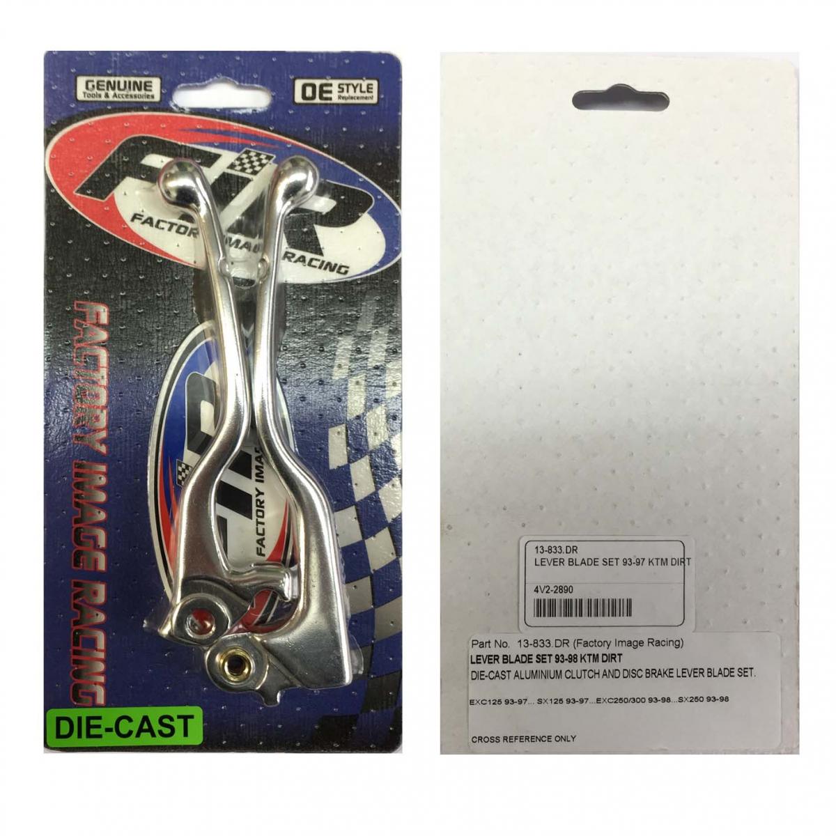 LEVER BLADE SET 93-97 KTM DIRT, HUSQVARAN DIE-CAST thumbnail 3