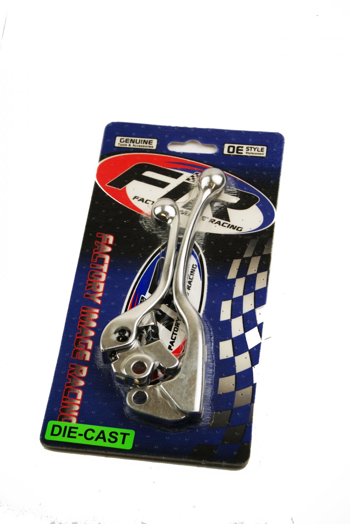 LEVER BLADE SET 01-05 YZ80 85, SILVER DIRT RACE image 1