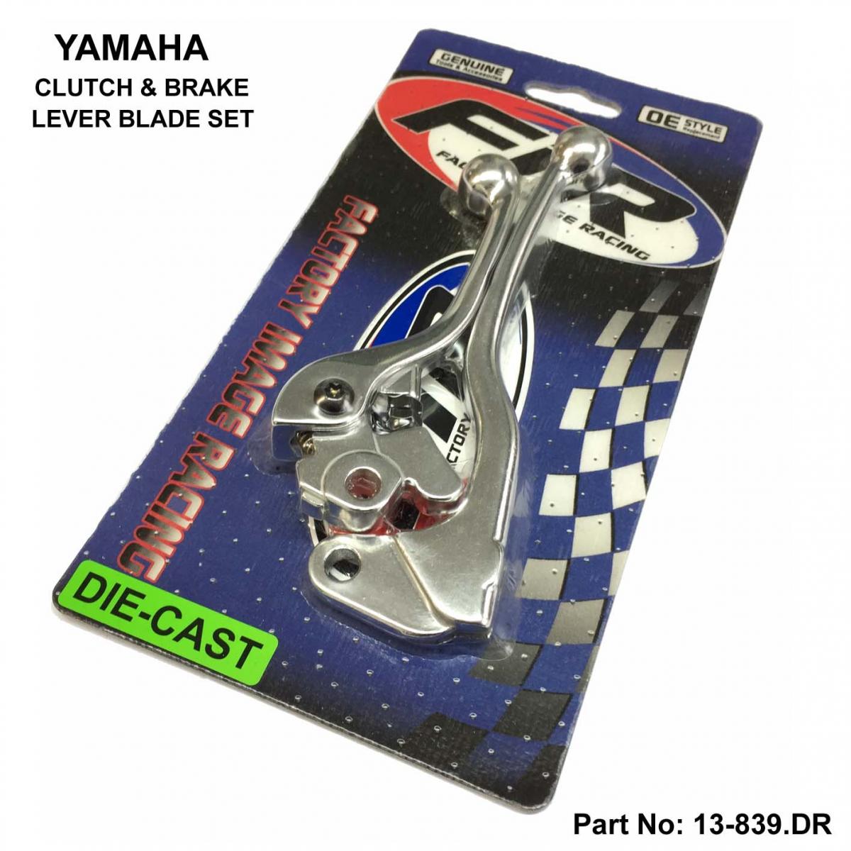 LEVER BLADE SET 01-05 YZ80 85, SILVER DIRT RACE thumbnail 2