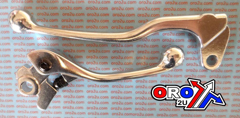 LEVER BLADE SET 01-05 YZ80 85, SILVER DIRT RACE thumbnail 3