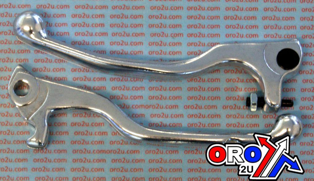 LEVER BLADE SET 97-99 GAS GAS, DIA CAST ALUMINIUM SILVER, MX-08493 thumbnail 3